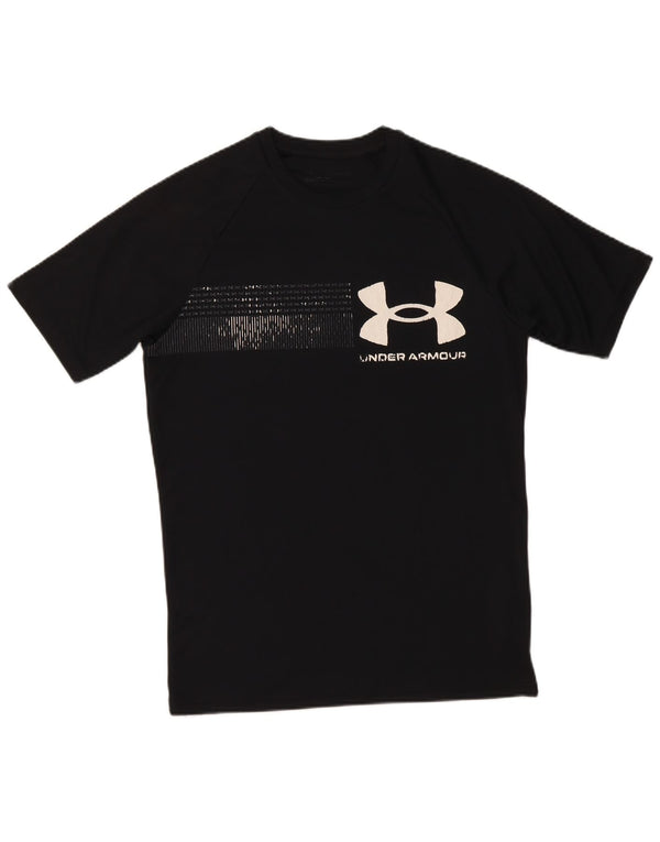 Under Armour Herren Heat Gear Graphic T-Shirt Top Small Schwarz