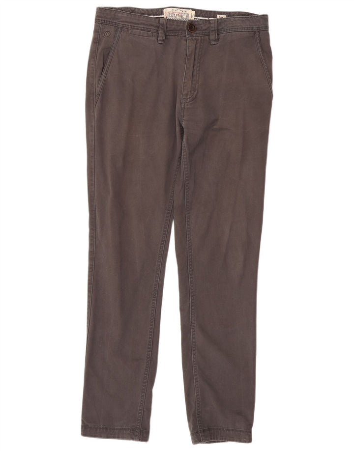 Fat Face Slim Chino-Hose für Herren, W32, L31, graue Baumwolle
