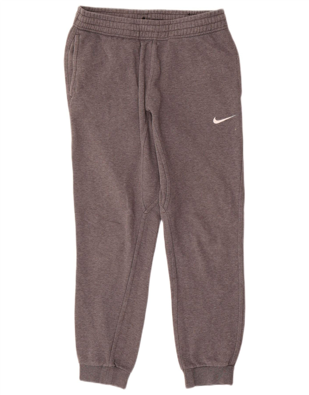 NIKE Damen-Trainingshose, Jogginghose, UK 10, Größe S, Grau, Baumwolle
