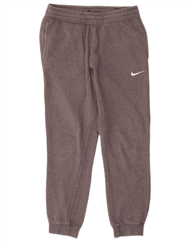 NIKE Damen-Trainingshose, Jogginghose, UK 10, Größe S, Grau, Baumwolle