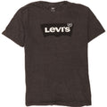 Levi's Herren-T-Shirt mit Grafik, groß, grau gesprenkelte Baumwolle