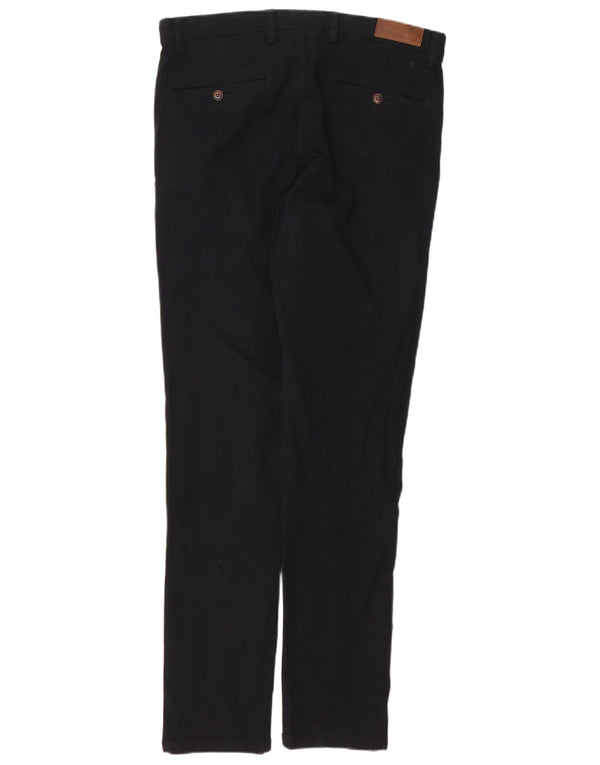 Jack & Jones Slim Chino-Hose für Herren, W32, L34, schwarze Baumwolle