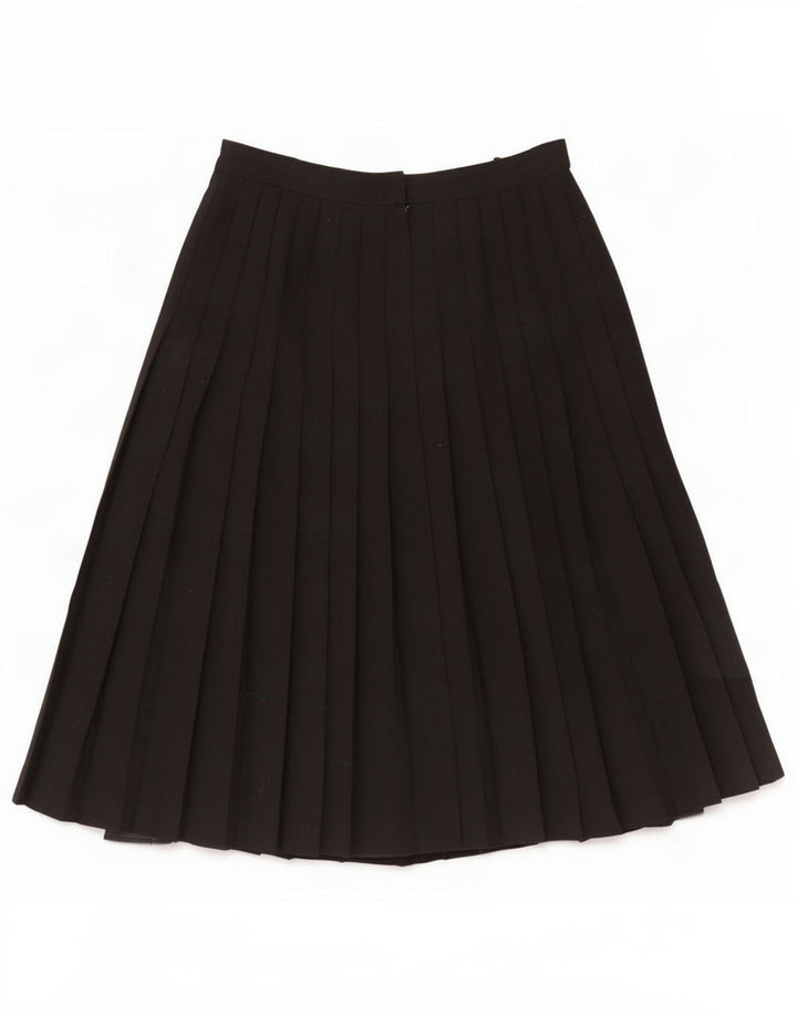 St Michael Damen Faltenrock UK 12 Medium W26 Schwarz Polyester