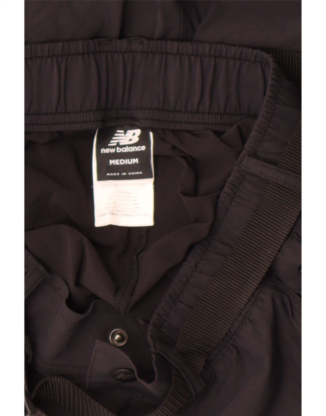 New Balance Herren Gerade Hose Medium W30 L30 Schwarzes Nylon