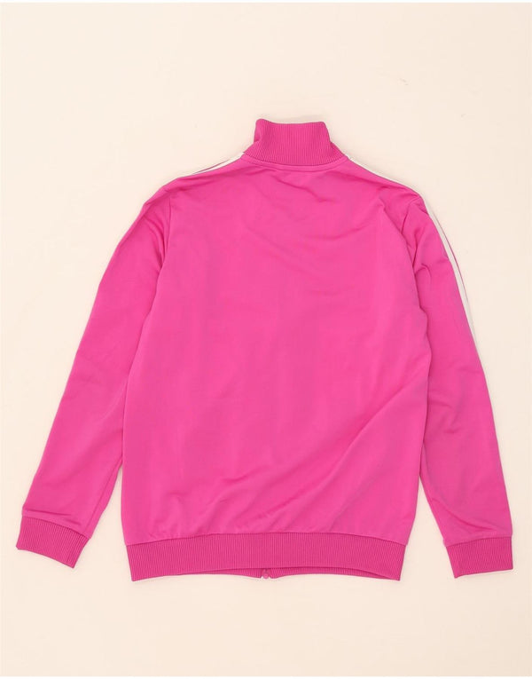 Adidas Mädchen-Trainingsanzug-Top-Jacke, 11–12 Jahre, rosa Farbblock