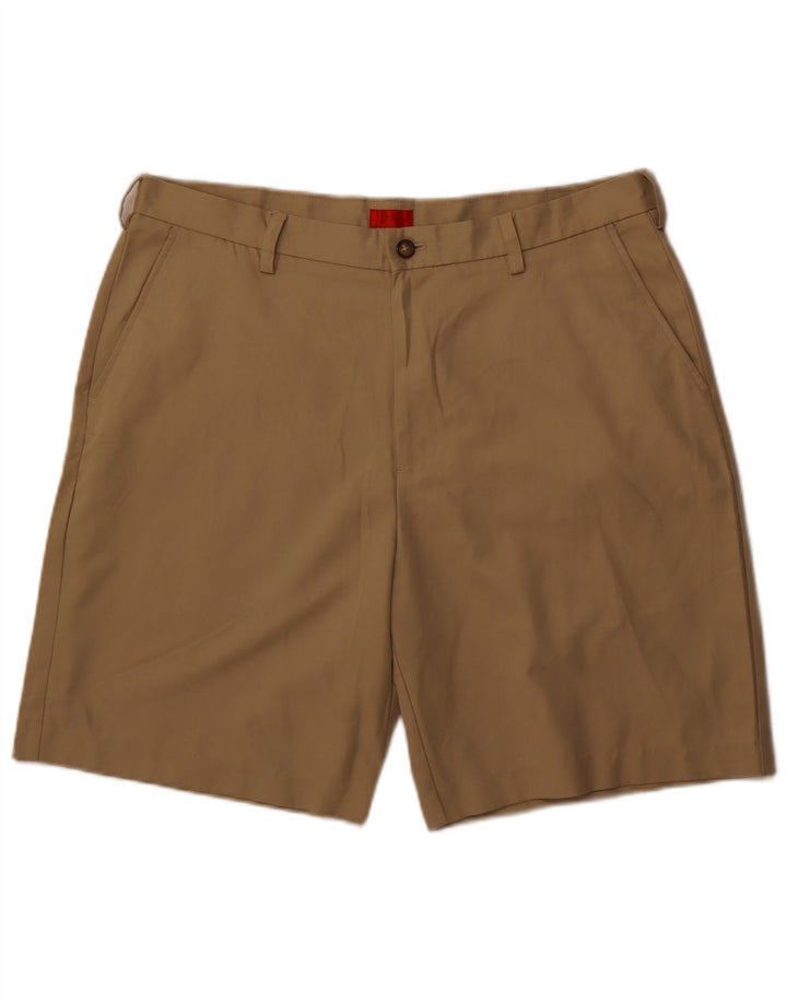 Izod Herren Chinoshorts W38 XL Beige Polyester