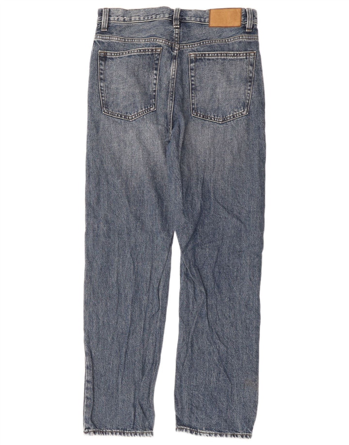 Zara Herren Straight Jeans EU 38 Small W30 L31 Blau