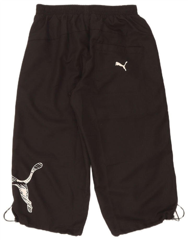Puma Herren Graphic Capri-Trainingshose, Größe S, Schwarz