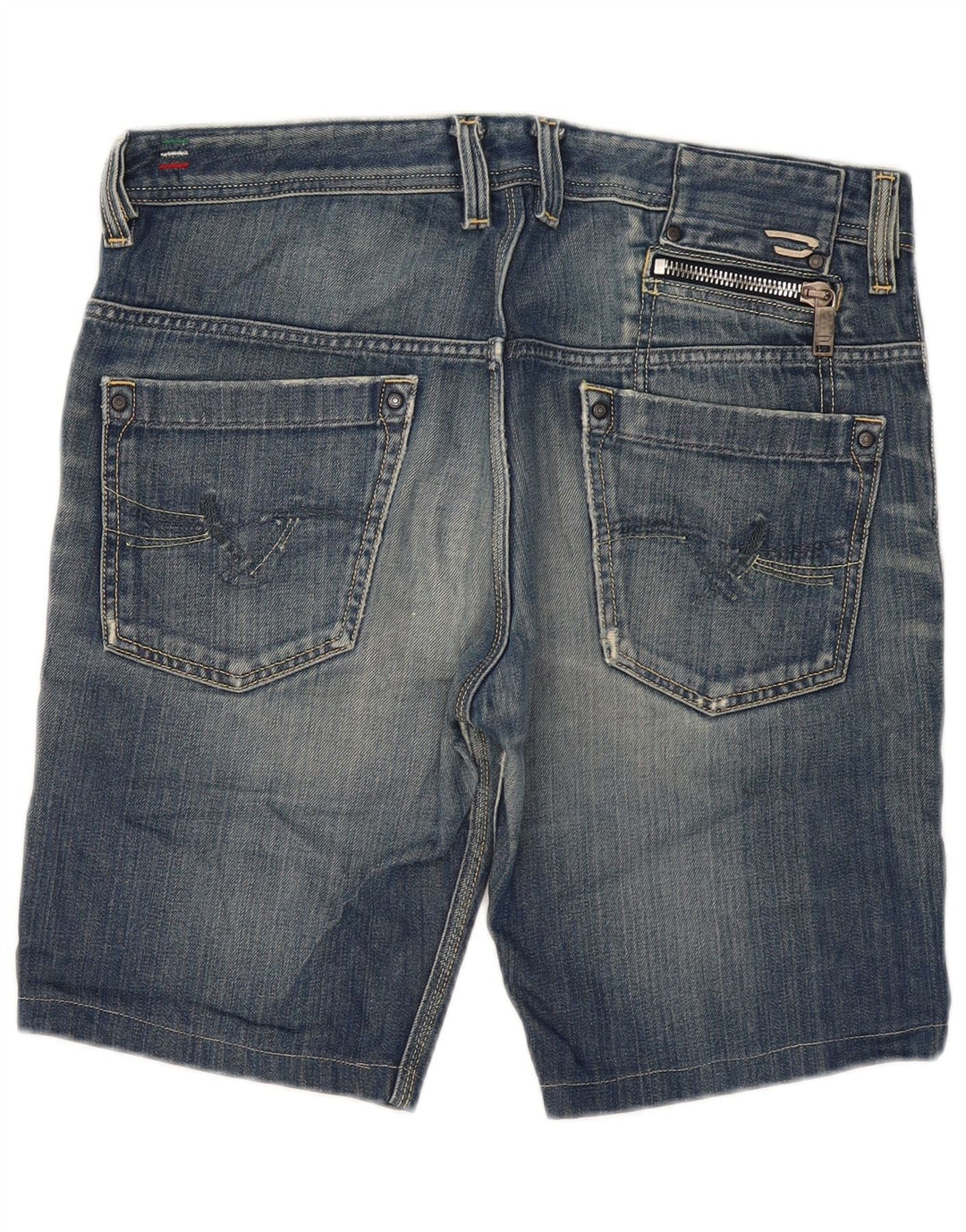 Diesel Herren Onijo Denim Shorts W33 Mittelblaue Baumwolle