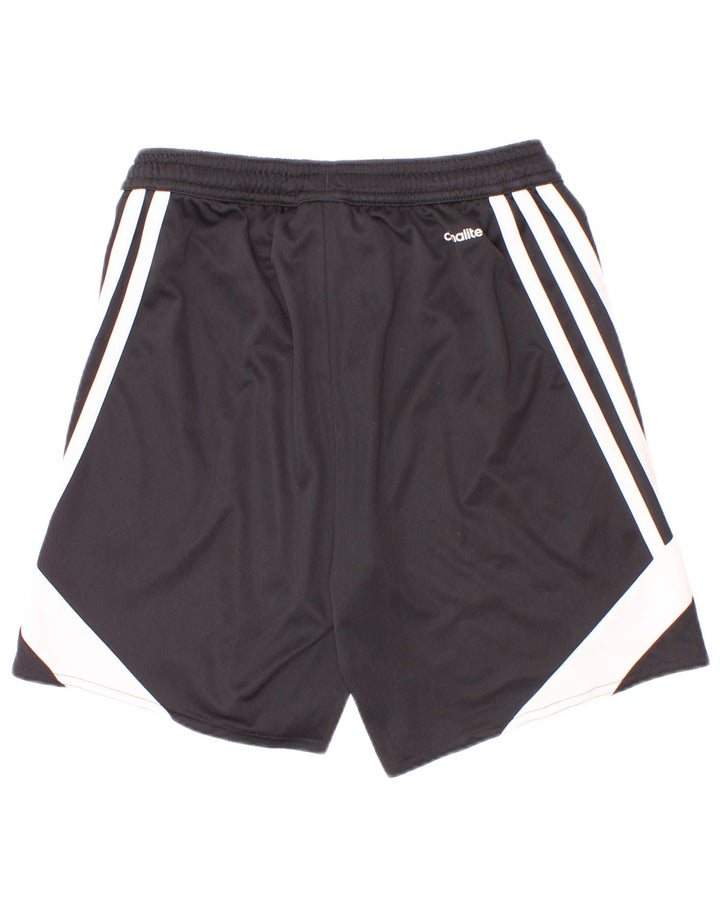 Adidas Sportshorts für Jungen, 9–10 Jahre, Mittelschwarzes Colourblock-Polyester