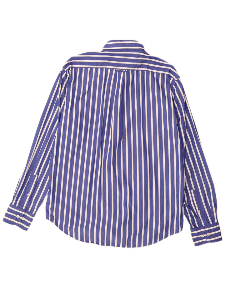 GANT Herren E-Z Fit Hemd, groß, blau gestreift, Baumwolle