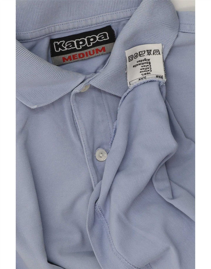 Kappa Herren-Poloshirt aus mittelblauer Baumwolle