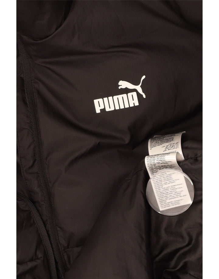 PUMA Herren Wattierte Jacke UK 42 XL Schwarz Polyester