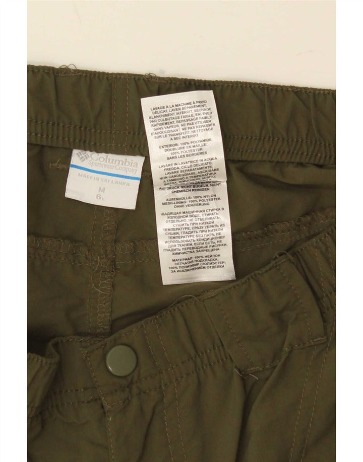 Columbia Herren-Cargo-Shorts, mittelgroß, W32, grünes Polyester