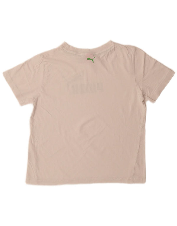 Puma Jungen T-Shirt mit Grafik, 11–12 Jahre, Weiß