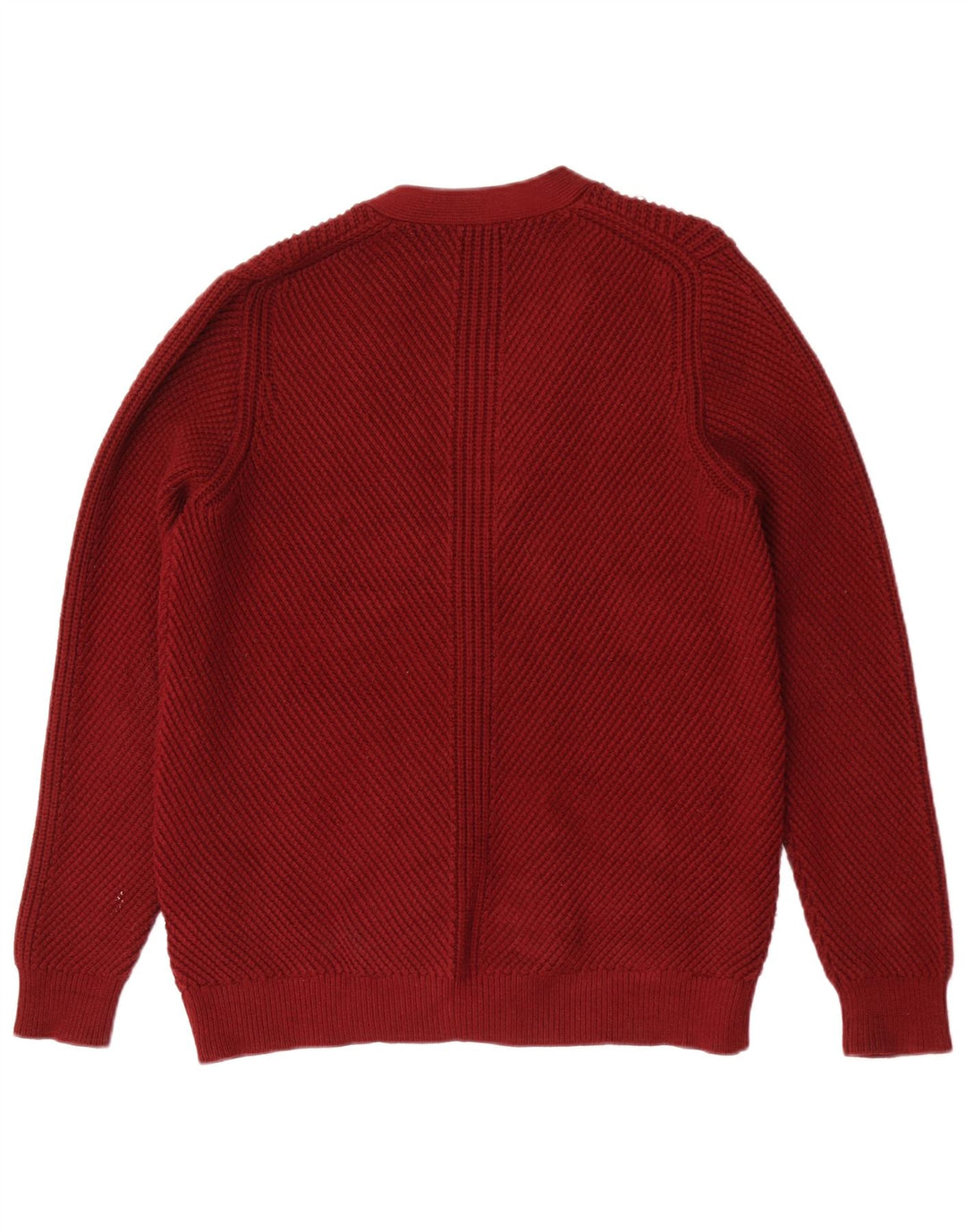 Marks & Spencer Damen-Strickjacke Autograph UK 12 Mittelrote Viskose