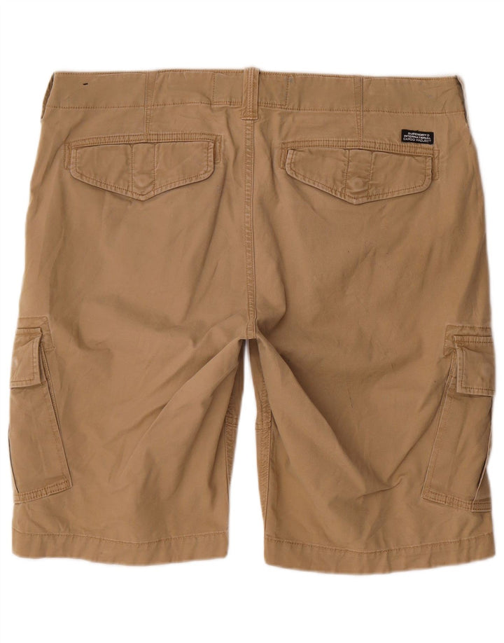 Superdry Herren Cargoshorts W36 Large Beige Baumwolle