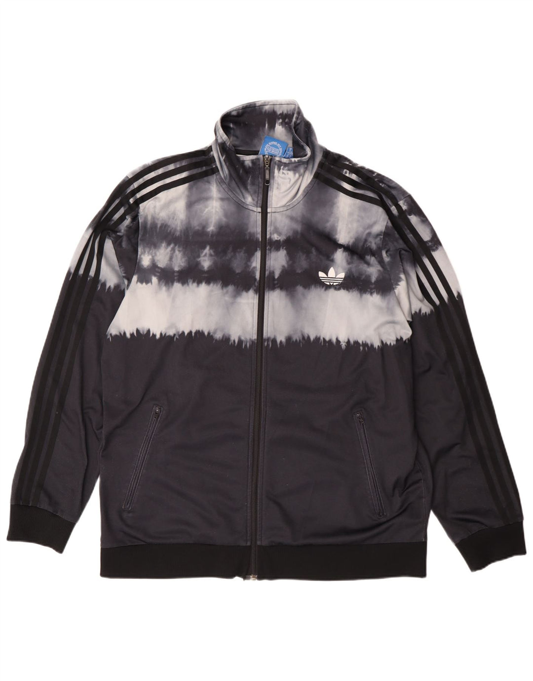 Adidas Herren Trainingsanzug Top Jacke XL Black Tie Dye