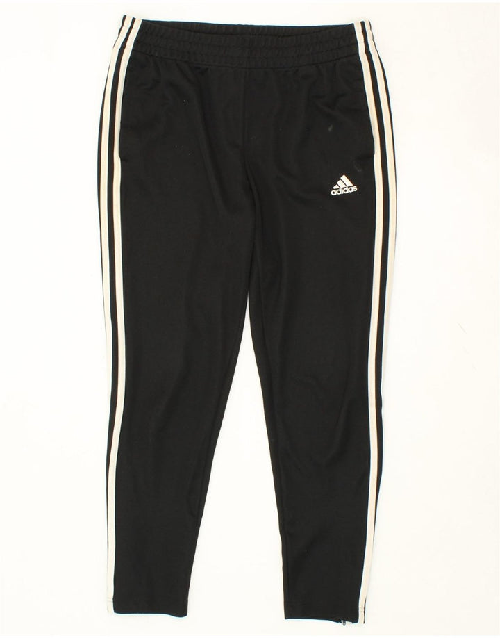 ADIDAS Womens Tracksuit Trousers UK 12/14 Medium  Black Polyester Vintage Adidas and Second-Hand Adidas from Messina Hembry 