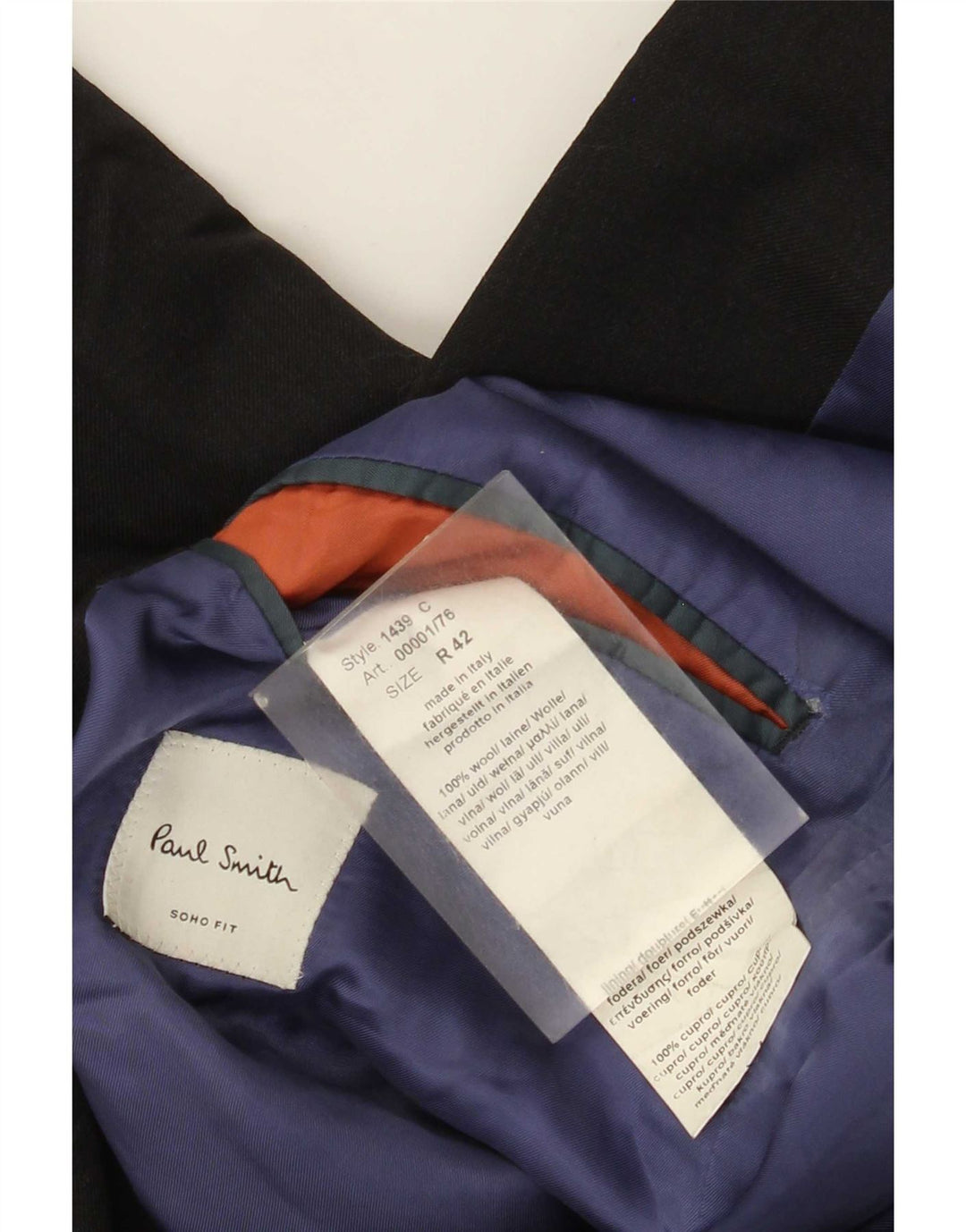 Paul Smith Herren Soho 2 Button Blazer Jacke UK 42 XL Graue Wolle