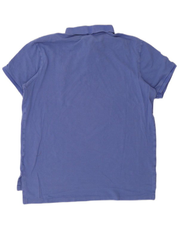 Polo Ralph Lauren Herren Grafik Custom Fit Hemd XL Blau Baumwolle