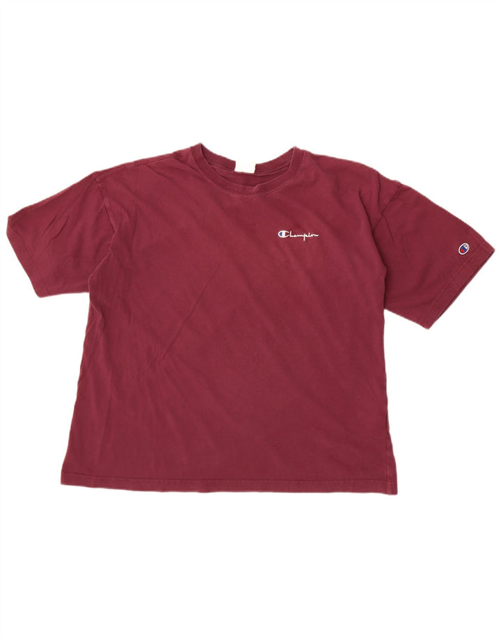 Champion Herren T-Shirt Top Medium Burgund