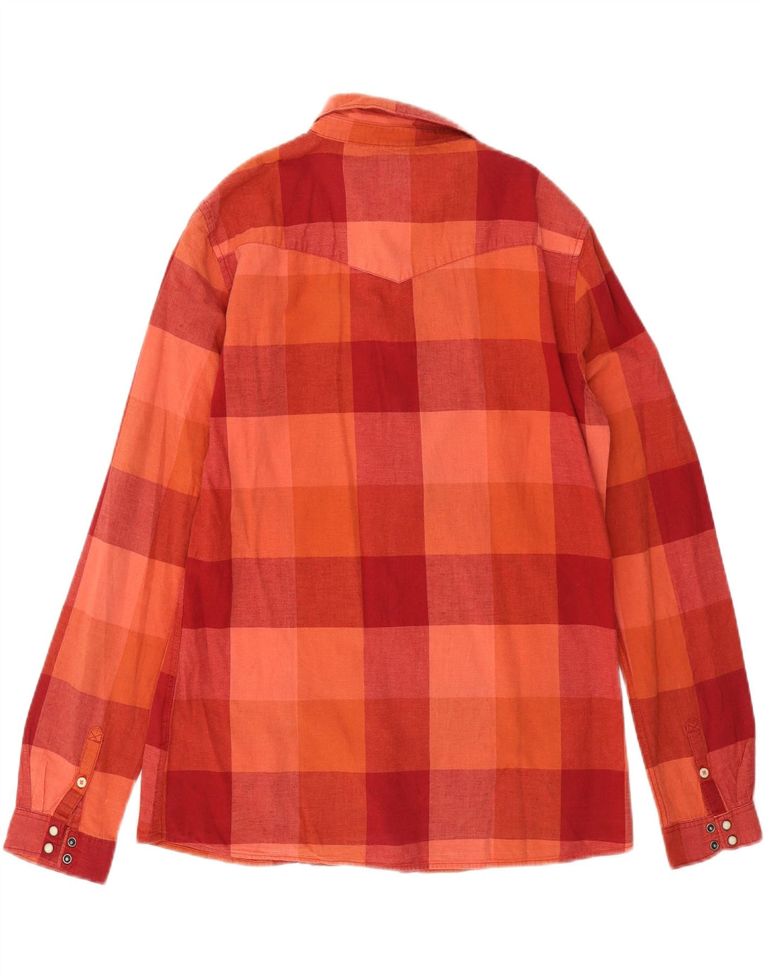Wrangler Damen-Hemd UK 16, groß, rot kariert, Baumwolle