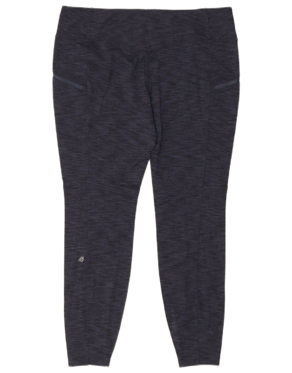 Eddie Bauer Damen Leggings UK 18 XL Marineblau meliert
