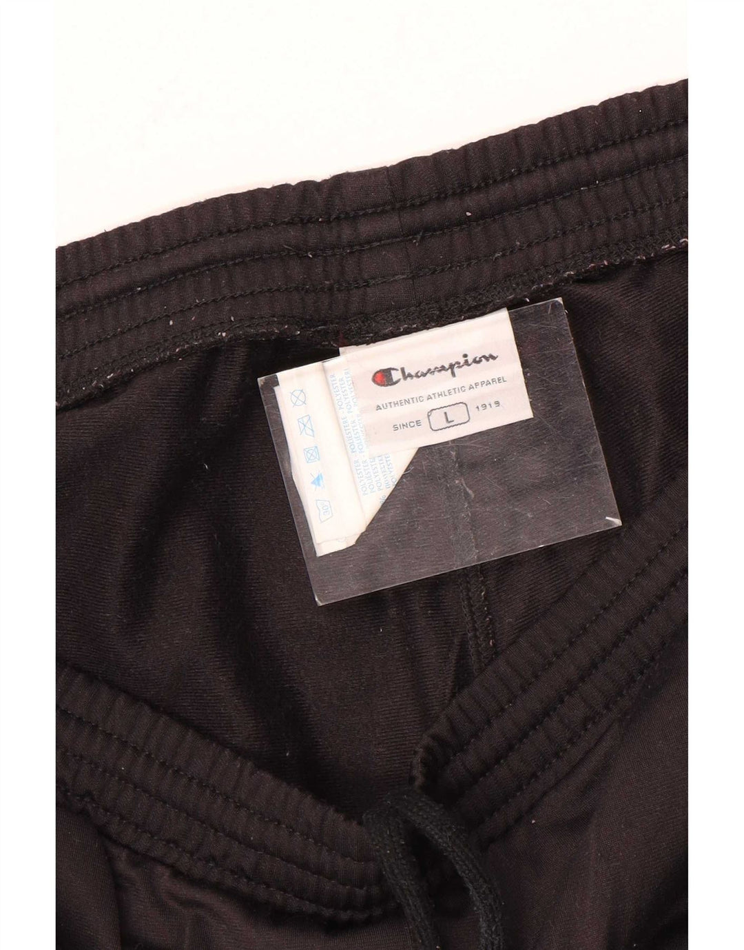 Champion Herren-Trainingshose mit Grafik, groß, schwarzes Farbblock-Polyester