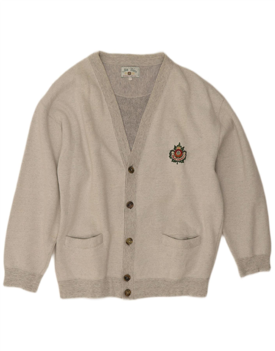 North Western Herren Strickjacke XL Grau