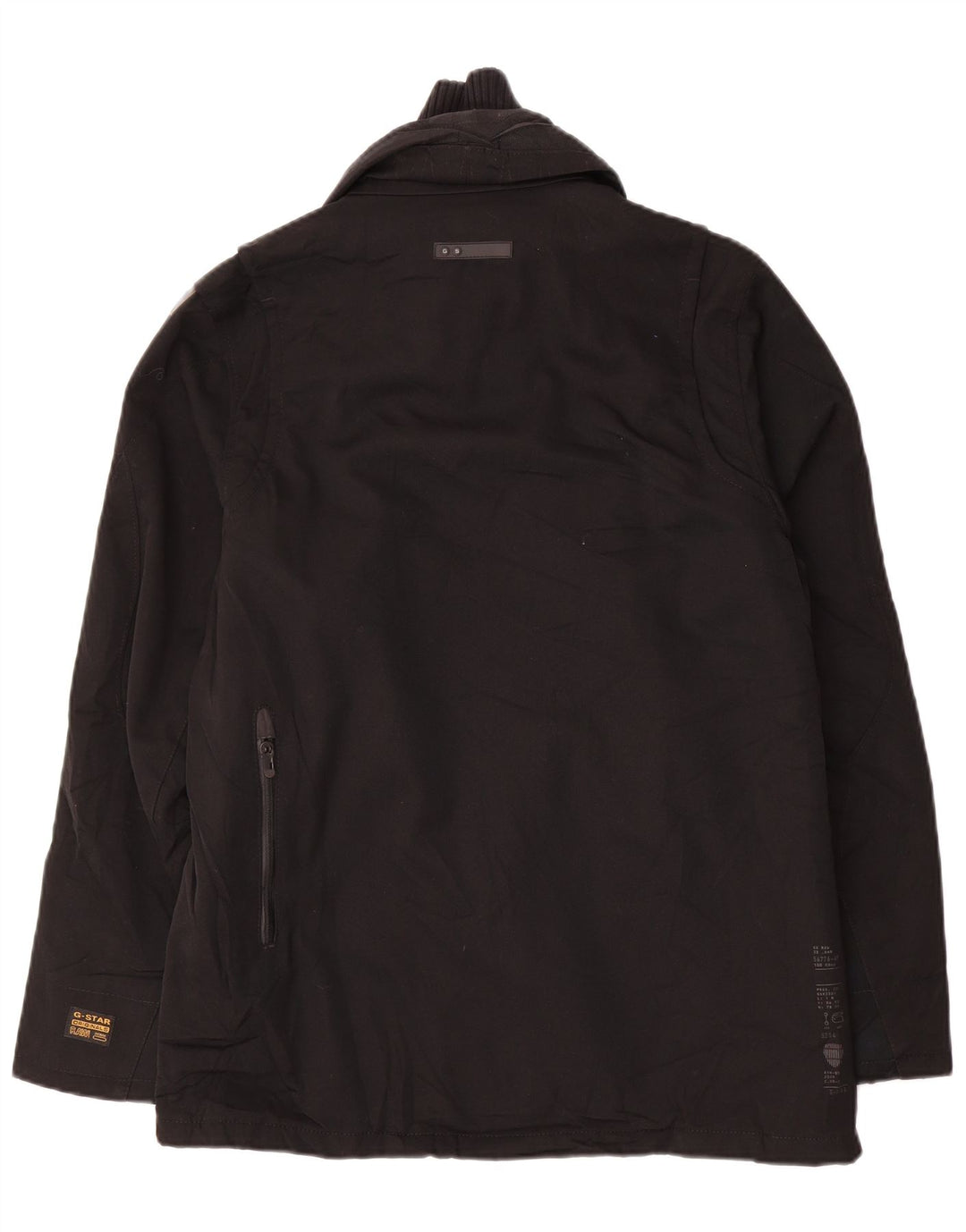 G-STAR Mens Bomber Jacket UK 38 Medium Black Polyamide
