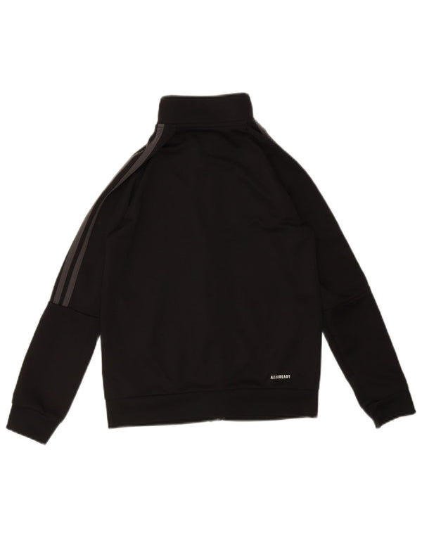 Adidas Jungen Aeroready Trainingsanzug Top Jacke 9–10 Jahre Schwarz Sport