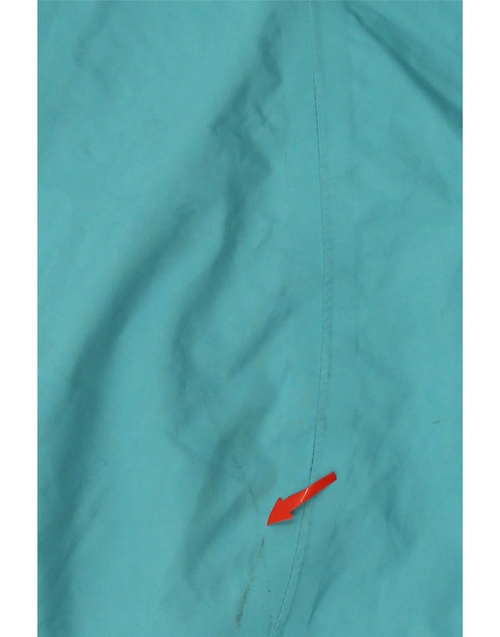 Adidas Damen Clima Proof Regenmantel mit Kapuze, UK 16, Größe L, blau, Polyester