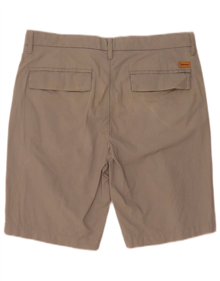 TIMBERLAND Herren Chinoshorts W33 mittelgraue Baumwolle