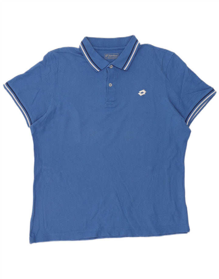 Lotto Herren-Poloshirt, groß, Blau