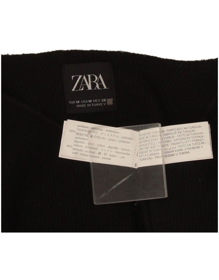 Zara Bolero-Pullover mit 3/4-Ärmeln für Damen, UK 14, Mittelschwarz, Polyester