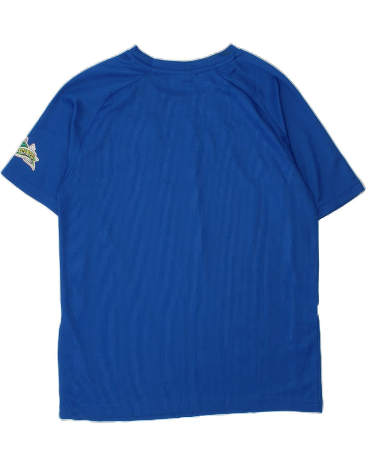PUMA Boys Italia T-Shirt Top 11-12 Years Blue Polyester Vintage Puma and Second-Hand Puma from Messina Hembry 