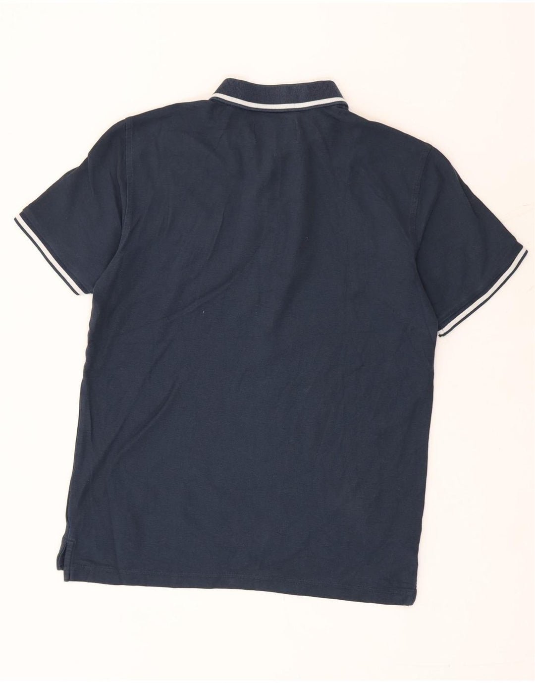 Penguin Herren-Poloshirt aus mittelblauer, marineblauer Baumwolle