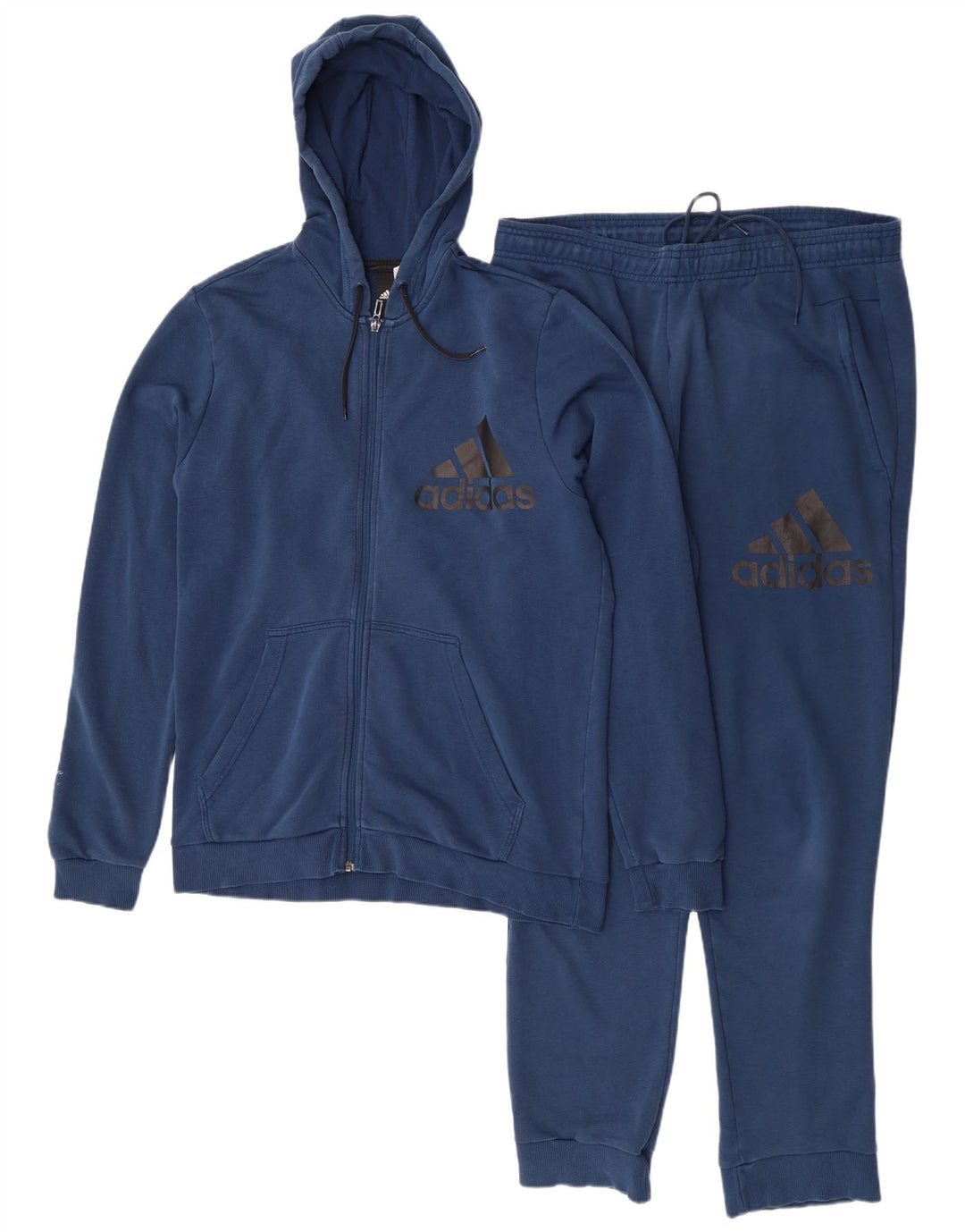 Adidas Herren Graphic Full Trainingsanzug, Größe L, Blau