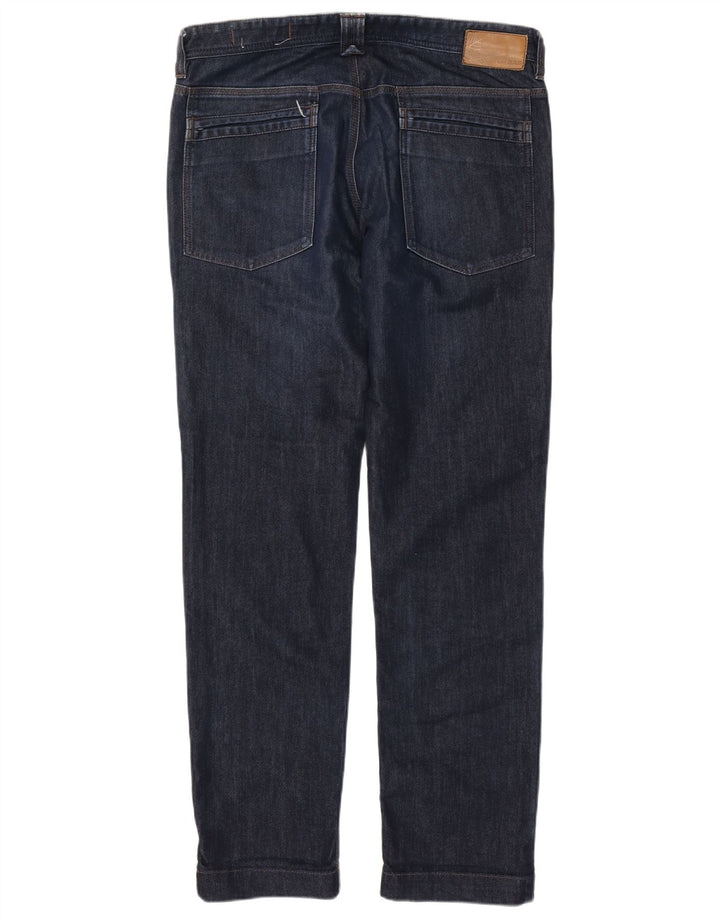 Gas Herren Straight Jeans W36 L34 Blaue Baumwolle