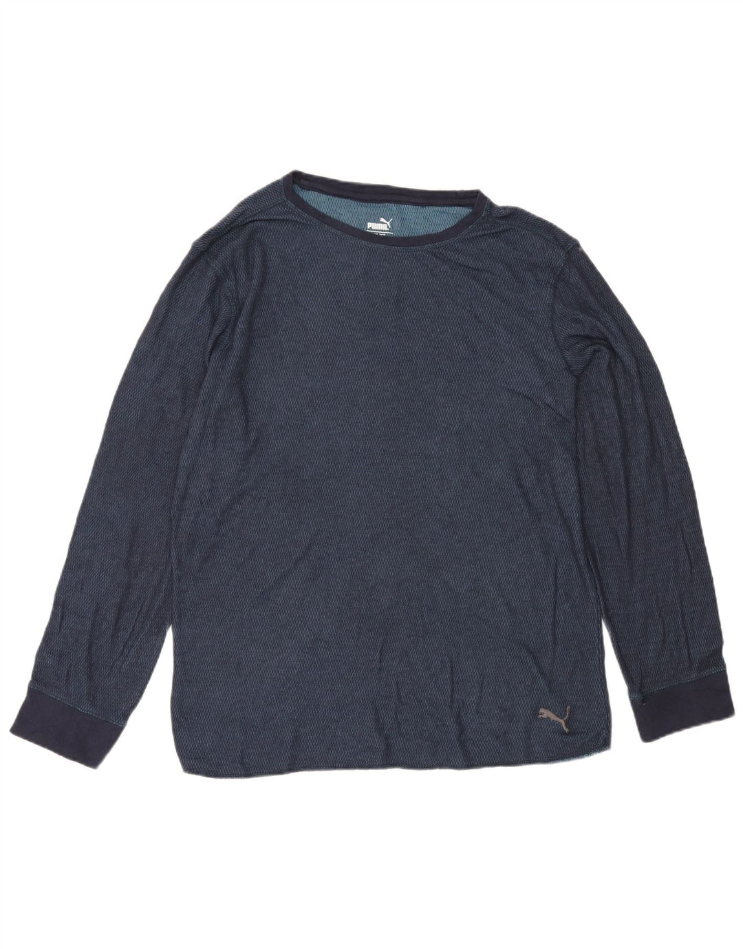 Puma Herren Top Langarm XL Marineblau Baumwolle