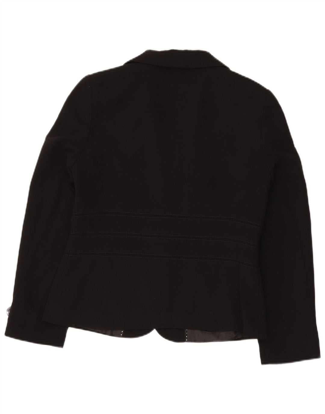 Marks & Spencer Damen-Blazerjacke mit 2 Knöpfen, UK 14, mittelschwarz, Polyester