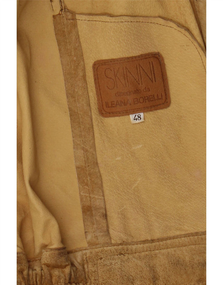 Skinni Damen Wildlederjacke IT 48 XL Beige
