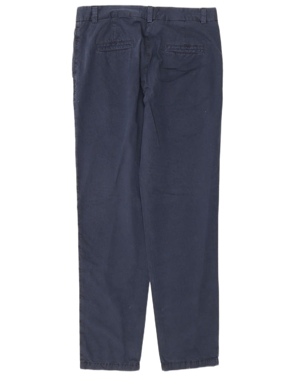 Marks & Spencer Damen Chinohose UK 10 Small W32 L29 Marineblau