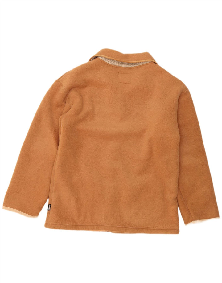 PUFFA Womens Fleece Sherpa Jacket UK 14 Medium Beige