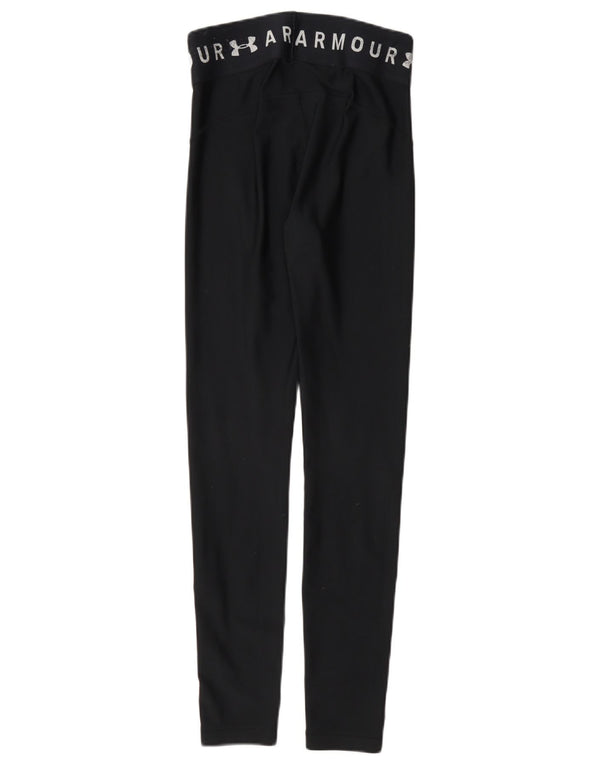 Under Armour Damen Graphic High Waist Leggings XS W24 L27 Schwarz