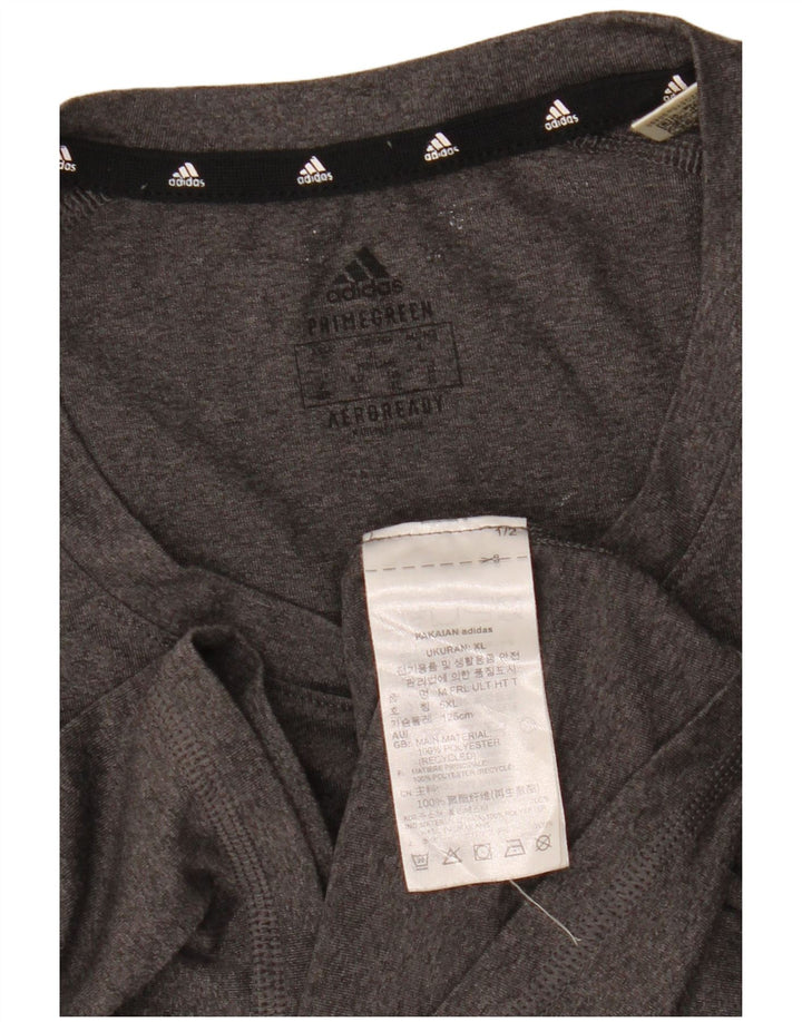 Adidas Herren Aeroready Graphic T-Shirt Top XL Grau Polyester