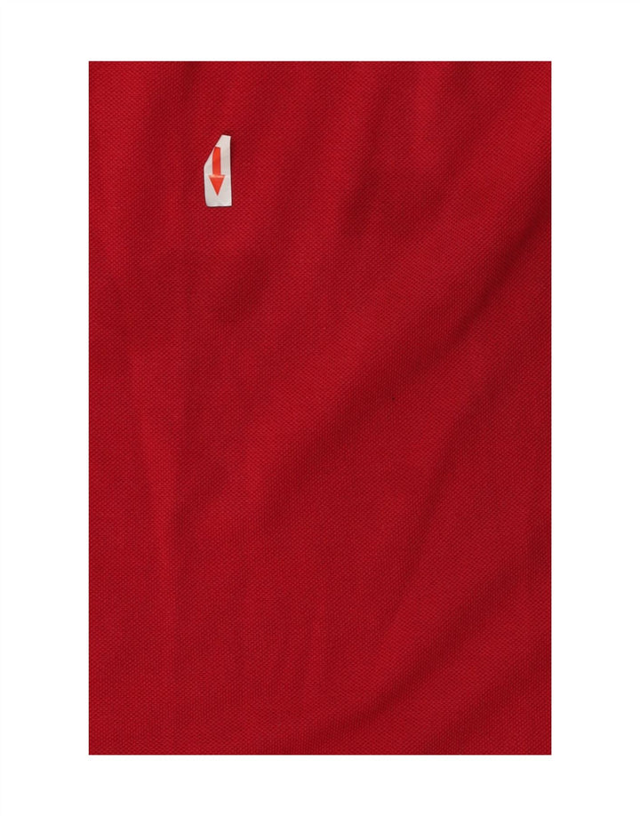 Adidas Herren Poloshirt UK 40/42 Mittelrot