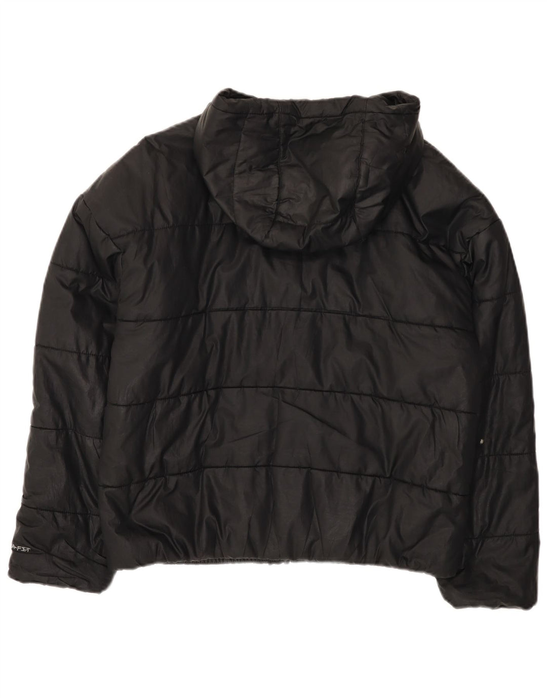 Nike Damen Therma-Fit Übergroße gepolsterte Jacke UK 10 Small Schwarz Polyester