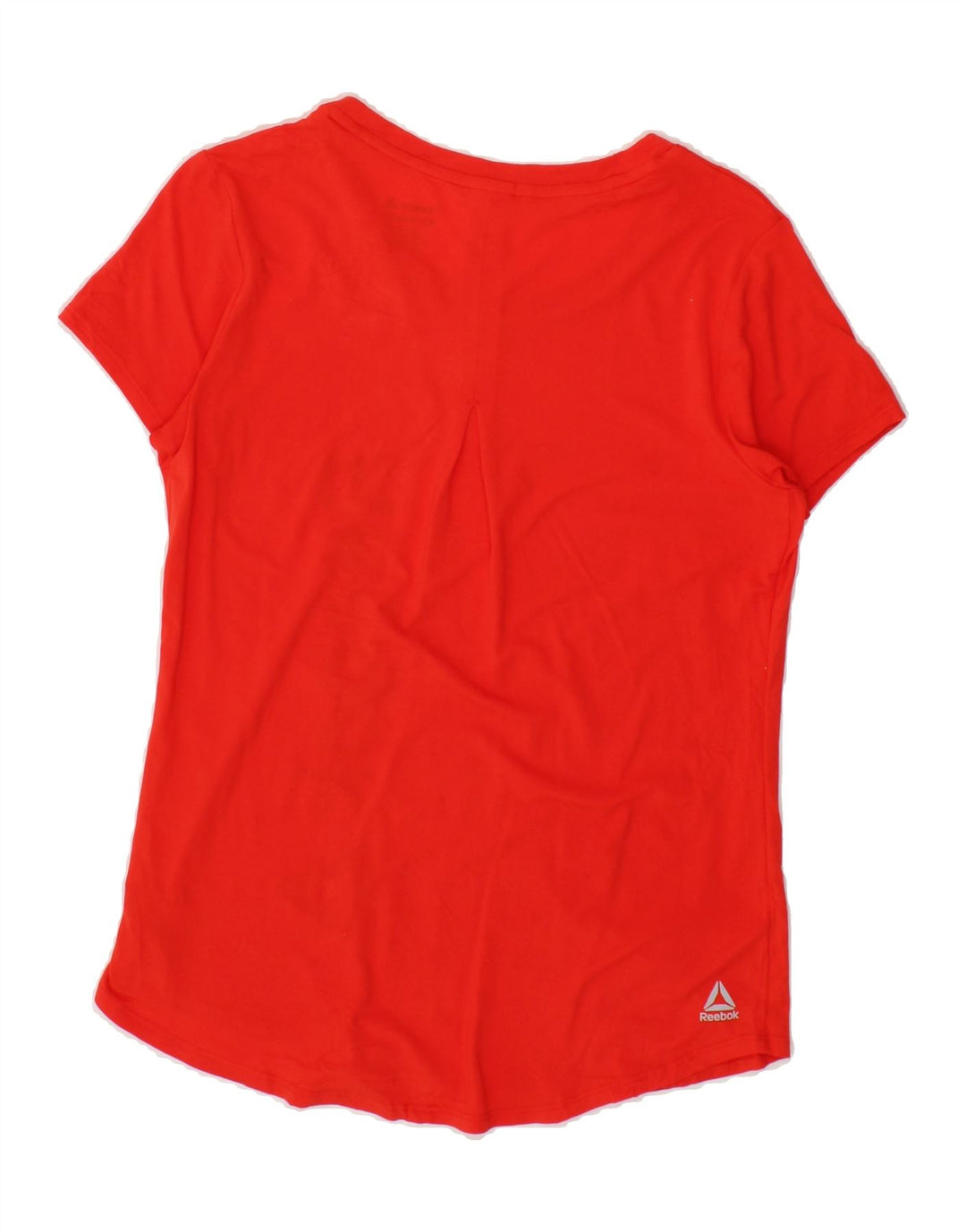 REEBOK Womens Graphic T-Shirt Top UK 6 XS Red Polyester Vintage Reebok and Second-Hand Reebok from Messina Hembry 